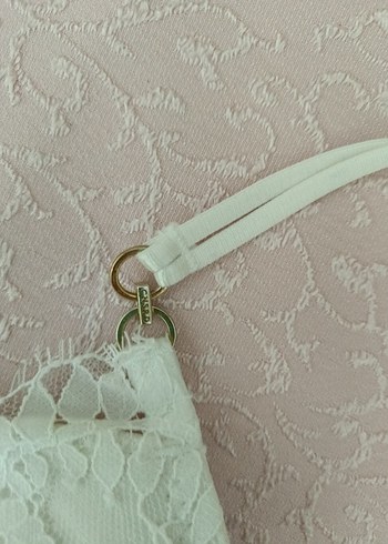 Nakışlı Beyaz Bohem Sütyen - Görsel 6