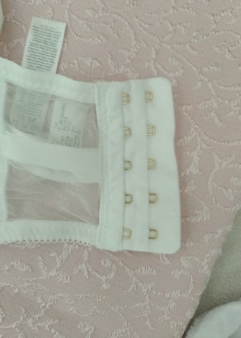 Nakışlı Beyaz Bohem Sütyen - Görsel 5