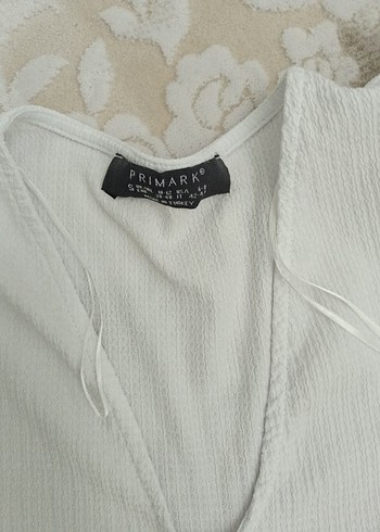 Beyaz Keten V Yaka Uzun Bohem Elbise - Görsel 6