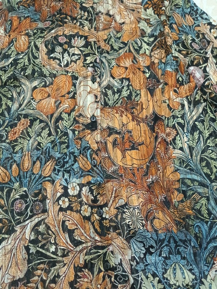 sim Detaylı Bohem Uzun Kollu Kadın Gömlek - Görsel 5