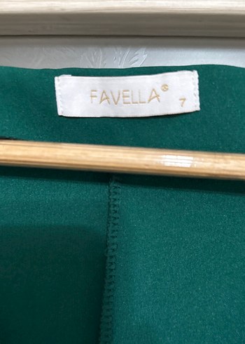 Drapeli Yeşil Kadın Abiye Elbise - Görsel 3