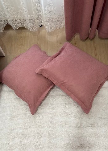 Gül kurusu Modern Klasik Bağlama Desenli Perde - Görsel 2