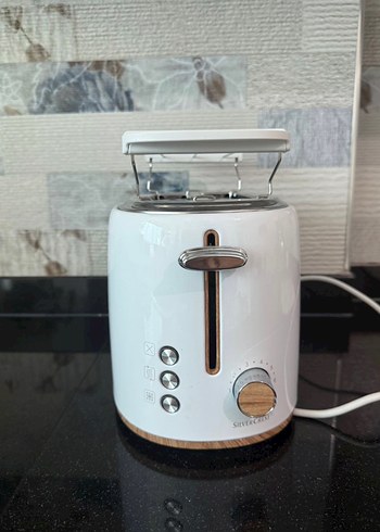 Beyaz ve Gri Ekmek Kızartma Makinesi - Görsel 4