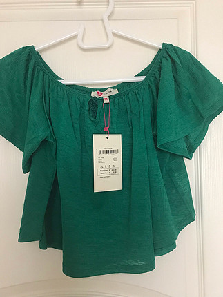 Koton Yeşil mini bluz
