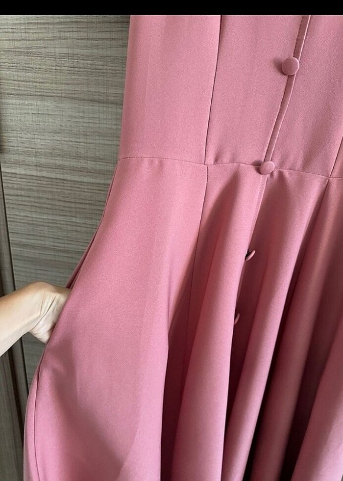 Midi Boy Elbise - Görsel 4