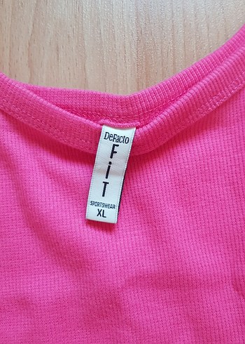 Pembe Pamuklu Kısa Askılı Body Atlet - Görsel 3