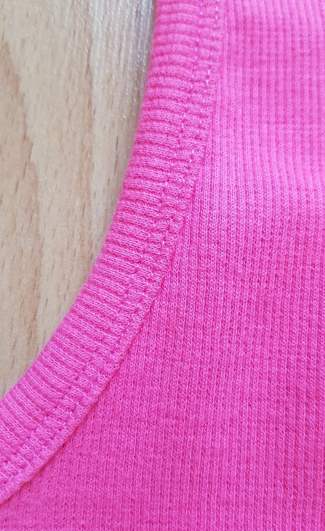 Pembe Pamuklu Kısa Askılı Body Atlet - Görsel 4