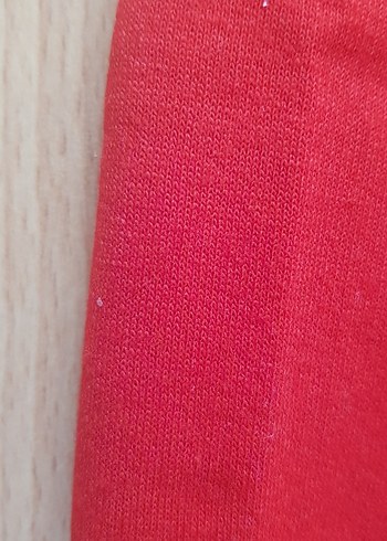 Kırmızı Rahat Kesim Kadın Eşofman Altı - Görsel 6