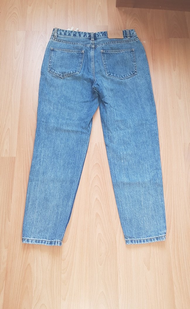 Yüksek Bel Mom Denim Kadın Jean - Görsel 5