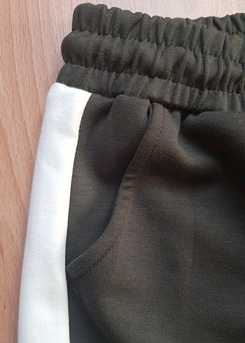 Kadın Koyu Yeşil Rahat Kesim Eşofman Altı - Görsel 4