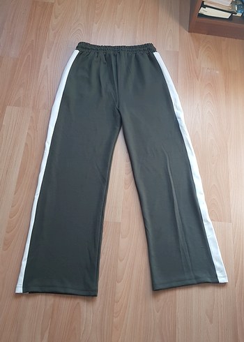 Kadın Koyu Yeşil Rahat Kesim Eşofman Altı - Görsel 6