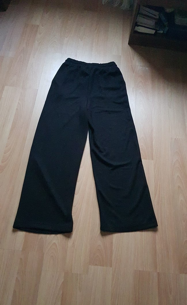 Kadın Siyah Rahat Kesim Eşofman Altı - Görsel 5