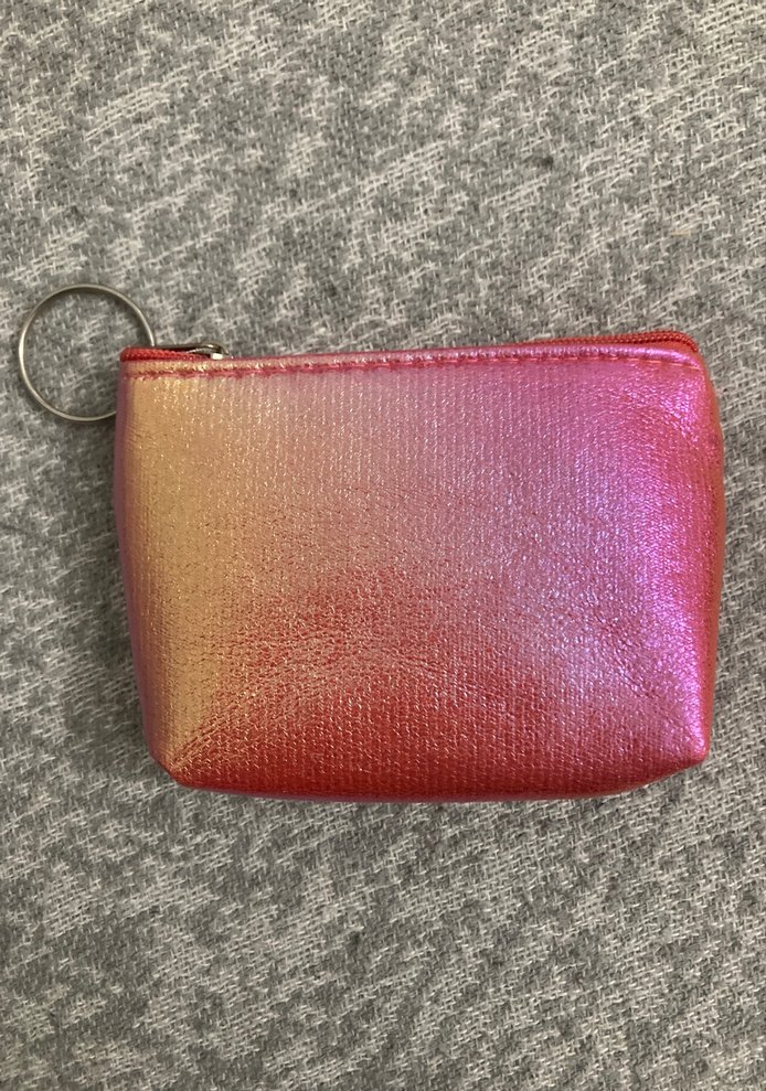 Parlak Pembe Fermuarlı Kadın Cüzdanı - Görsel 2