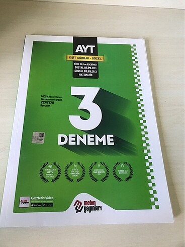 Metin yay. Ayt 3 deneme
