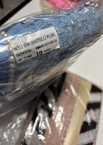 Pliseli incili şerit - Görsel 7