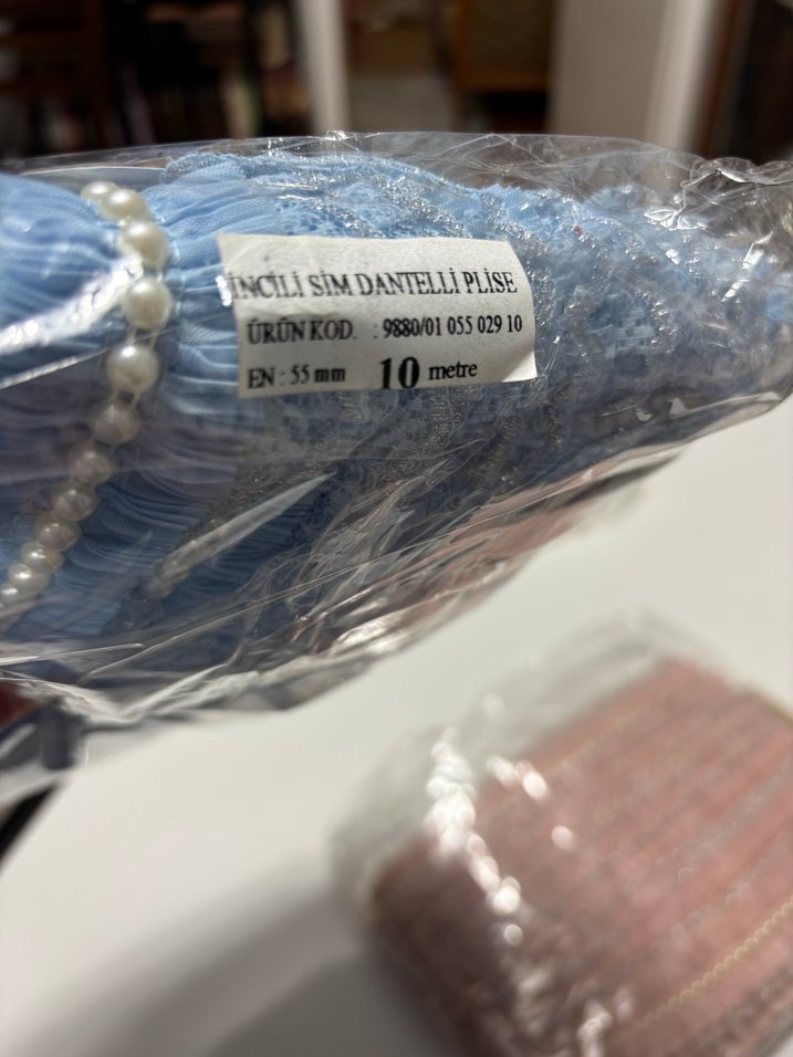 Pliseli incili şerit - Görsel 5