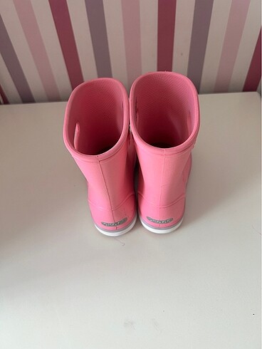 27 Beden Crocs Yağmur Botu Pembe