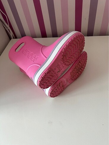 27 Beden pembe Renk Crocs Yağmur Botu Pembe