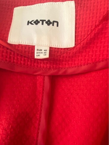 42 Beden Ceket Koton 42