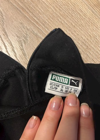 Puma Siyah Uzun Kollu Crop Top - Görsel 2