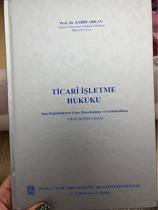 ticari isletme hukuku sabih arkan