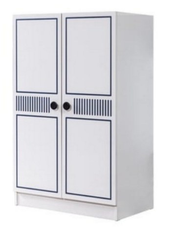 Koyu Kahverengi İki Kapaklı Dolap 2 renk seçenegiyle - Görsel 2