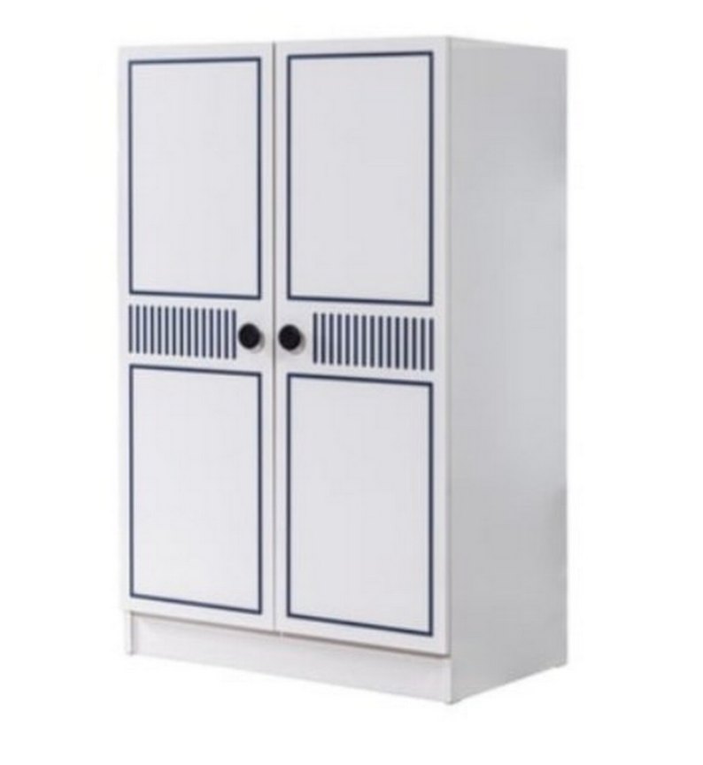 Koyu Kahverengi İki Kapaklı Dolap 2 renk seçenegiyle - Görsel 2