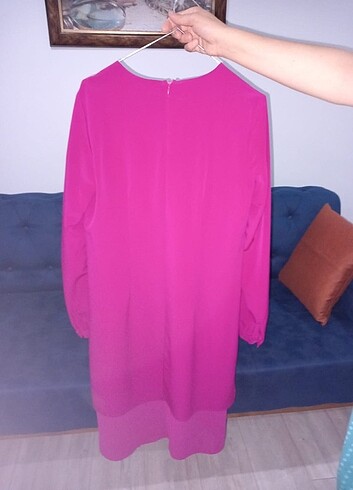 38 Beden Pembe(fusya) tesettur tunik