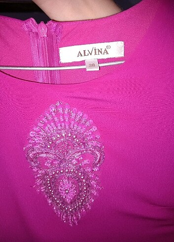 38 Beden pembe Renk Pembe(fusya) tesettur tunik