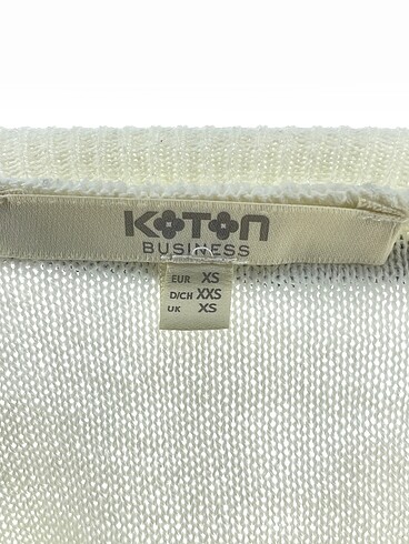 xs Beden beyaz Renk Koton Kazak / Triko %70 İndirimli.
