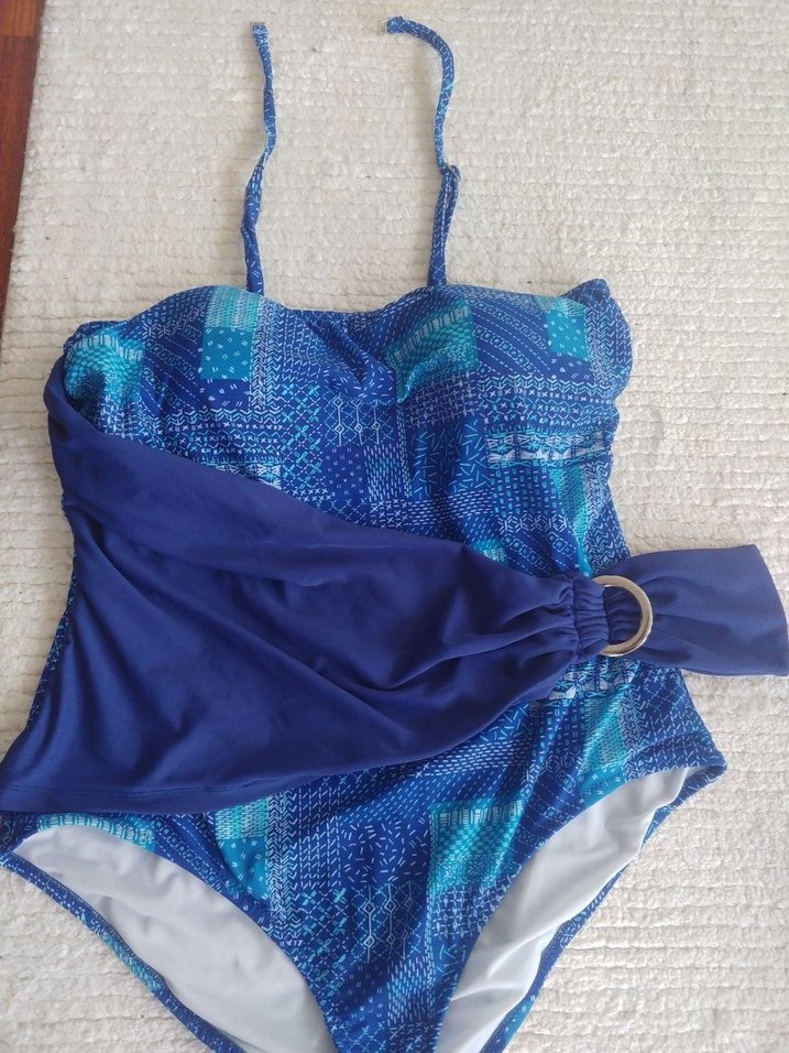 Mavi Bağlamalı Bohem Uzun Mayo - Görsel 3