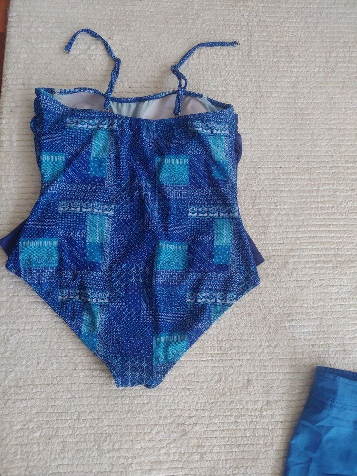 Mavi Bağlamalı Bohem Uzun Mayo - Görsel 4