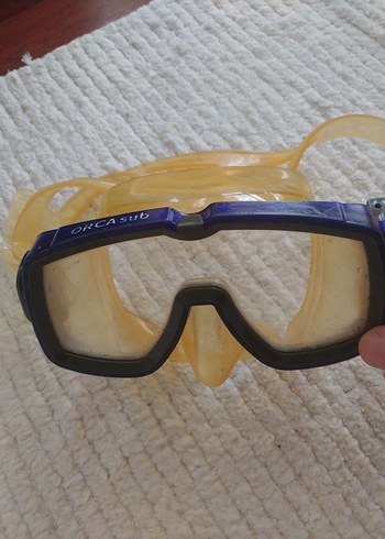 Sarı Elastik Bantlı Minimalist Yüzücü Gözlüğü - Görsel 5