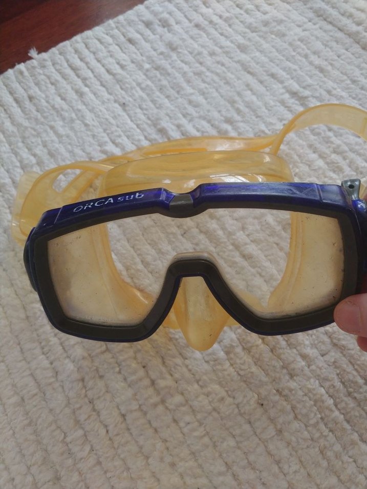 Sarı Elastik Bantlı Minimalist Yüzücü Gözlüğü - Görsel 5