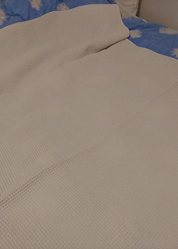 beyaz işkembe desenli pike - Görsel 7