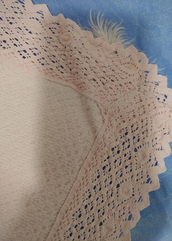 Pudra renk çift kişilik pike - Görsel 2