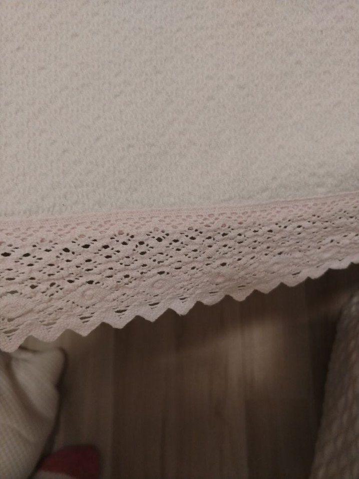 Pudra renk çift kişilik pike - Görsel 4