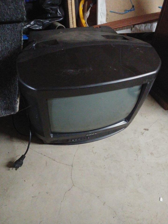 Siyah CRT Monitör - Görsel 2