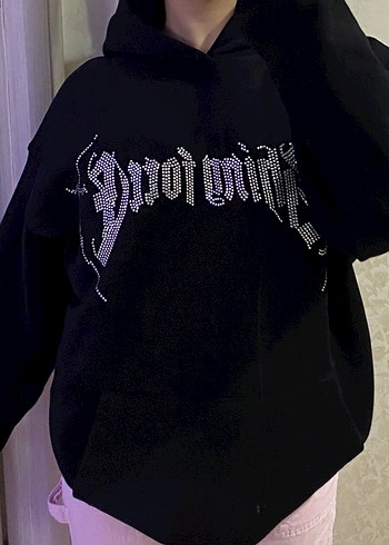 SHİNYFORCE RHİNESTONE HOODİE - Görsel 3