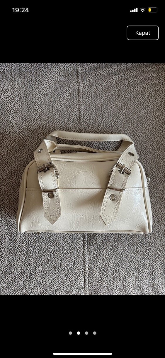 Beyaz kadın çanta - Görsel 2