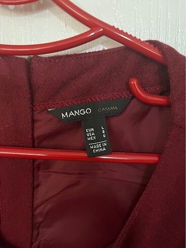 l Beden Mango kaşe elbise