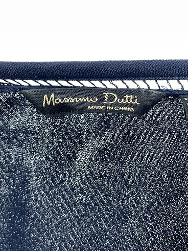 34 Beden lacivert Renk Massimo Dutti Bluz %70 İndirimli.