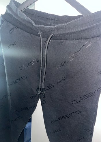 Drapeli Siyah Kadın Eşofman Altı - Görsel 2