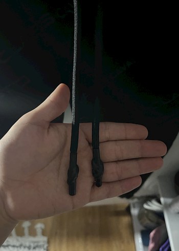 Drapeli Siyah Kadın Eşofman Altı - Görsel 3