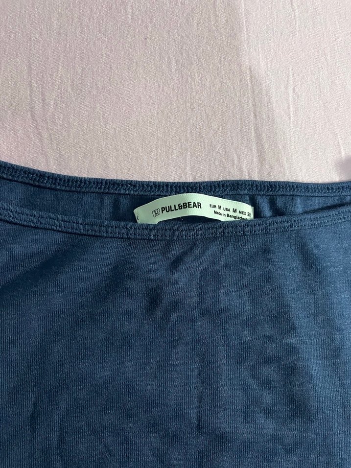 Kadın Lacivert Yüksek Yakalı Atlet - Görsel 3