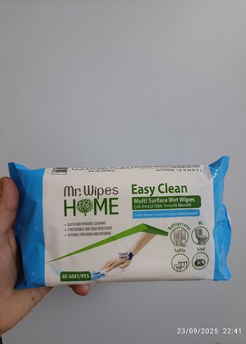 Mr.Wipes Çok Amaçlı Islak Mendil 40 Adet