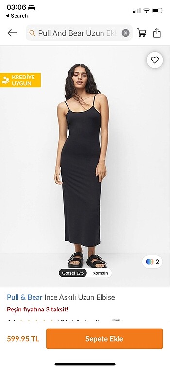 Pull and bear elbise