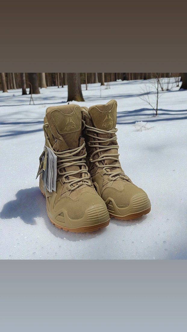 Bej Süet Kamuflaj Bağcıklı Erkek Outdoor Botları ithal - Görsel 2