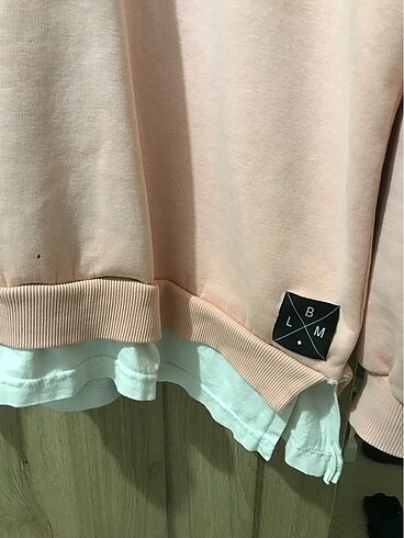 Bershka pembe sweatshirt