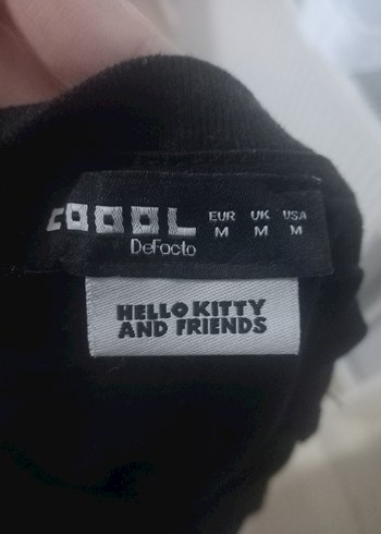 Kız Çocuk Siyah Kuromi Baskılı Tişört - Görsel 4